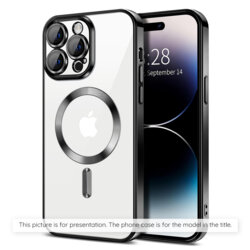 Husa premium Xiaomi 17T Techsuit Luxury Crystal MagSafe, negru