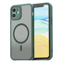 Husa iPhone 11 Techsuit HaloFrost II MagSafe, verde