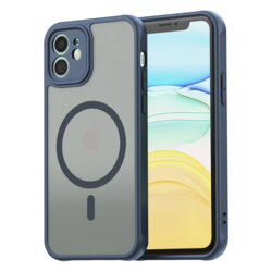 Husa iPhone 11 Techsuit HaloFrost II MagSafe, bleumarin