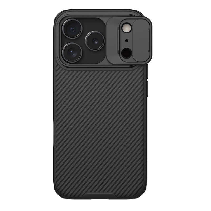 Husa iPhone 18 Pro Nillkin CamShield Pro Magnetic, negru