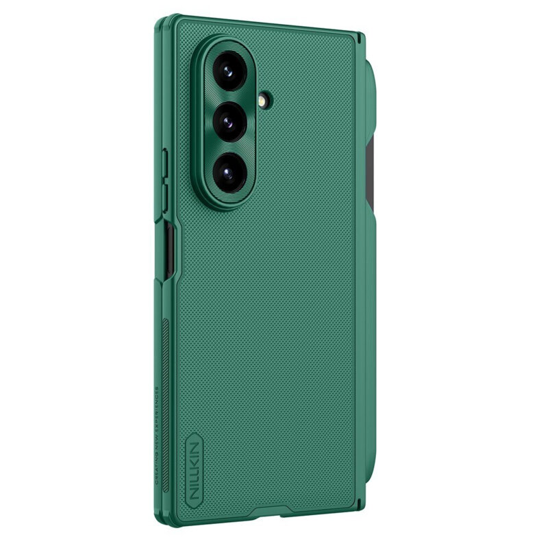 Husa Samsung Galaxy Z Fold7 cu stilou Nillkin Super Frosted Shield Fold Magnetic, verde