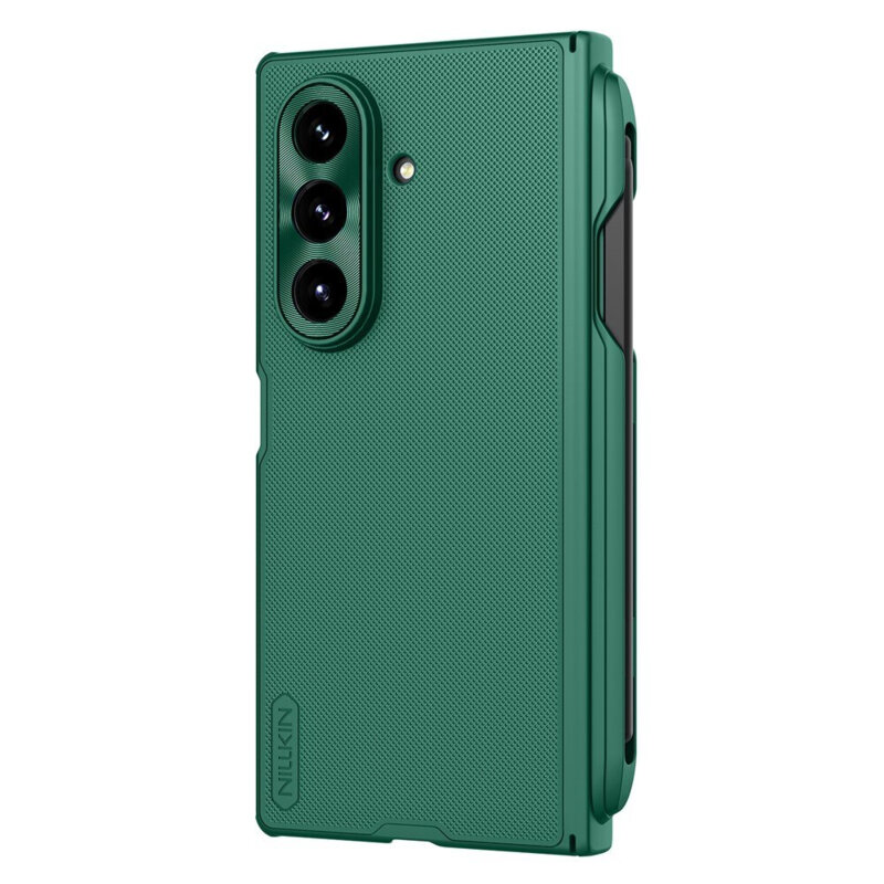 Husa Samsung Galaxy Z Fold7 cu stilou Nillkin Super Frosted Shield Fold Magnetic, verde