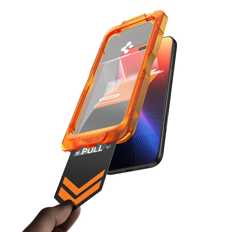 [Pachet 2x] Folie sticla iPhone 18 Pro Spigen Glas.tR AlignMaster S, transparenta