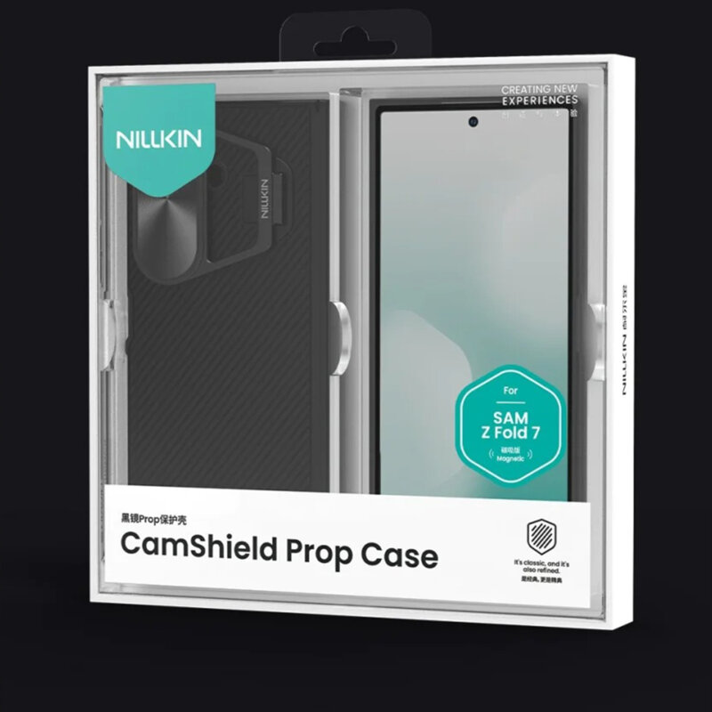 Husa Samsung Galaxy Z Fold7 Nillkin CamShield Pro Magnetic, negru