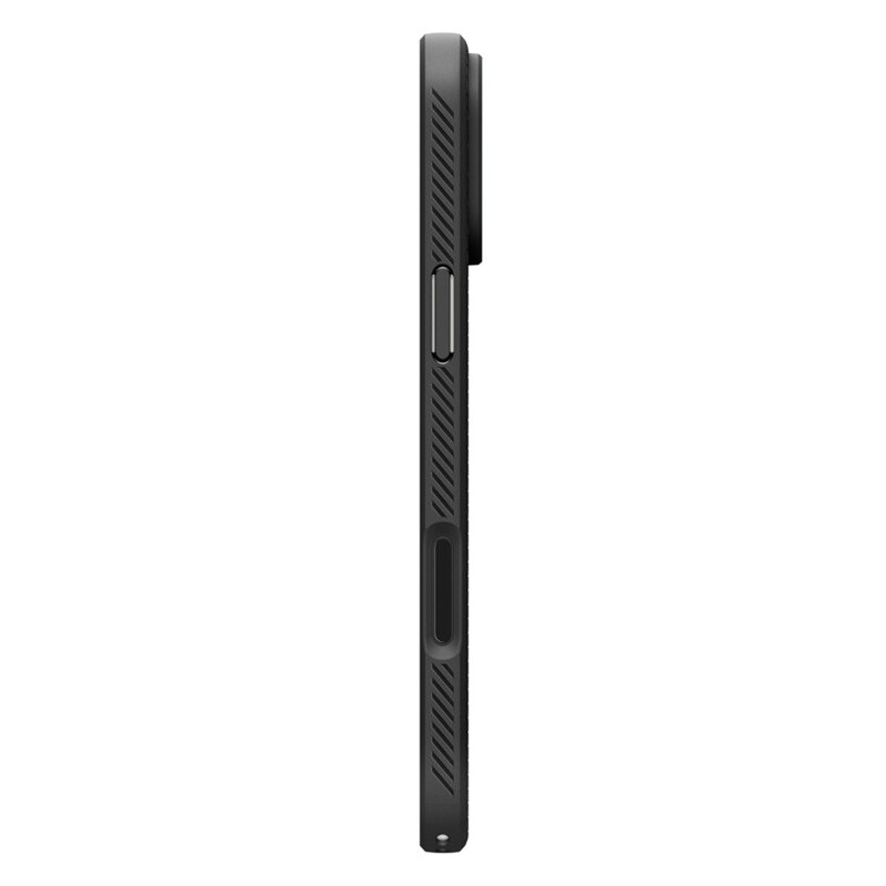 Husa iPhone 17 Pro Spigen Liquid Air, negru