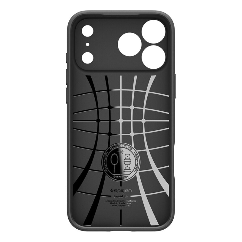Husa iPhone 17 Pro Spigen Liquid Air, negru