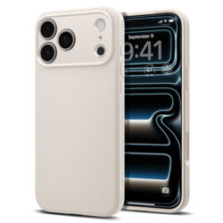Husa iPhone 17 Pro Spigen Liquid Air, natural