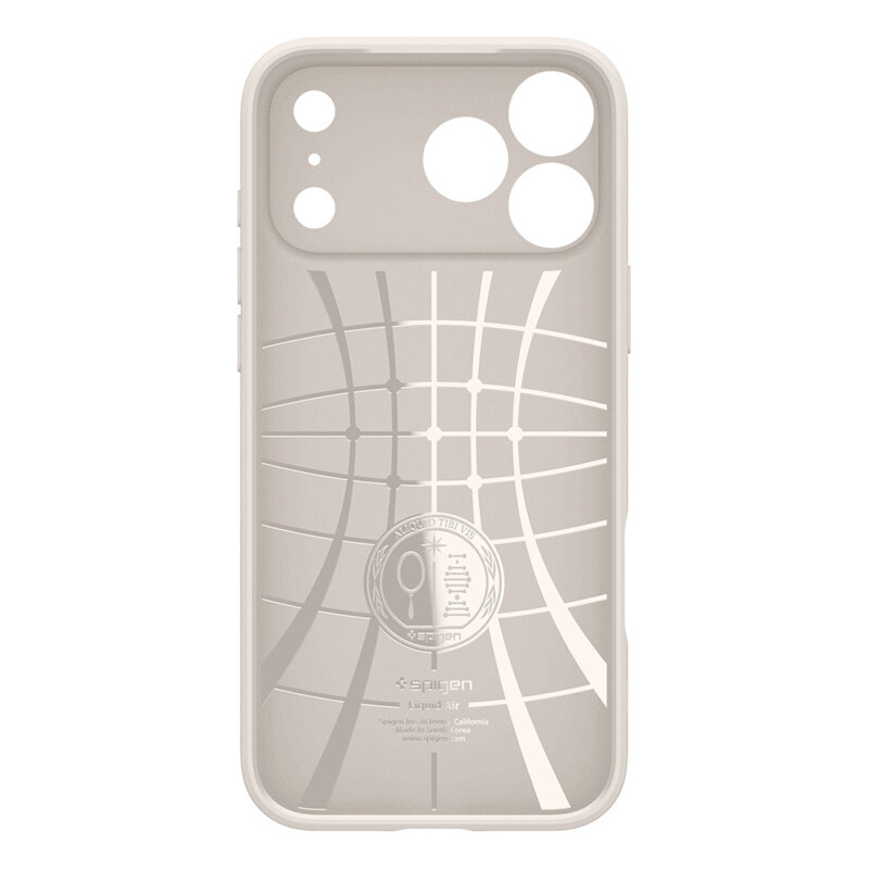 Husa iPhone 17 Pro Spigen Liquid Air, natural