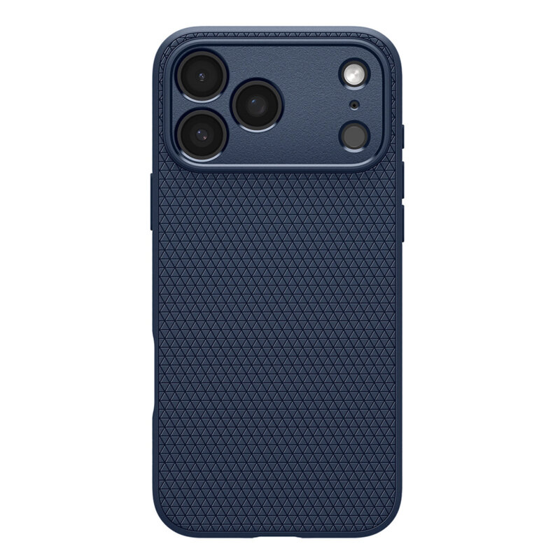 Husa iPhone 18 Pro Max Spigen Liquid Air, bleumarin