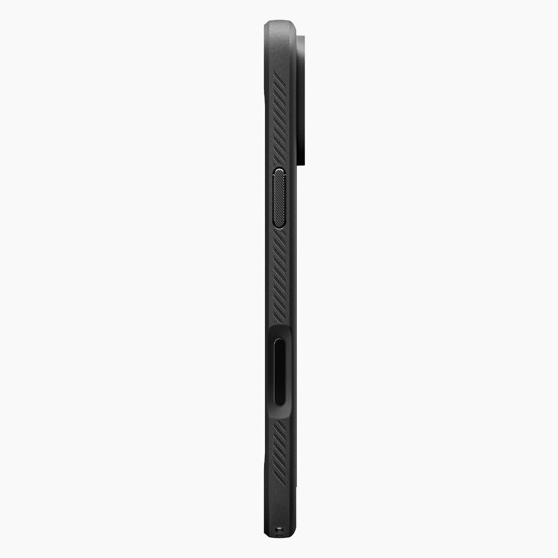 Husa iPhone 17 Pro Spigen Rugged Armor MagSafe, negru