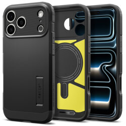 Husa iPhone 17 Pro Spigen Tough Armor T MagSafe, negru
