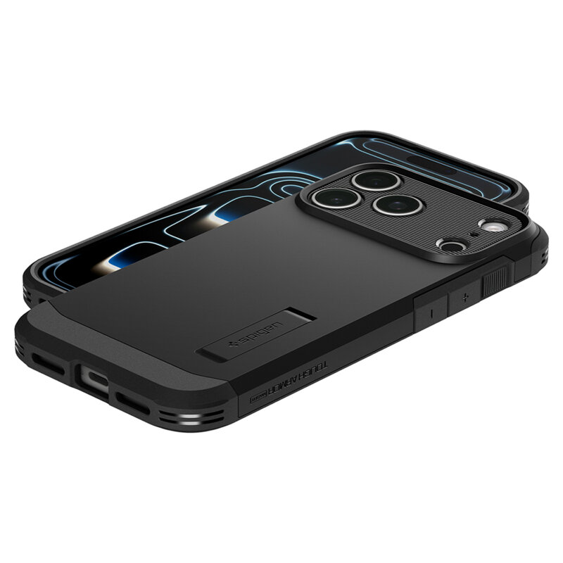 Husa iPhone 17 Pro Spigen Tough Armor T MagSafe, negru
