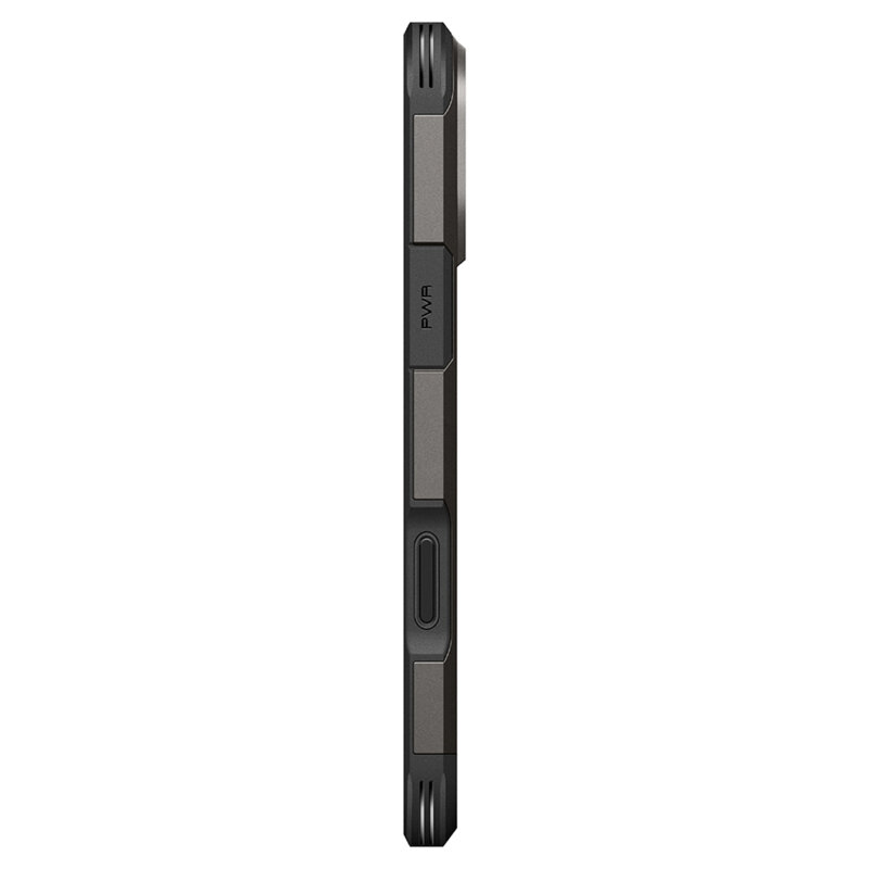 Husa iPhone 17 Pro Spigen Tough Armor T MagSafe, cenusiu