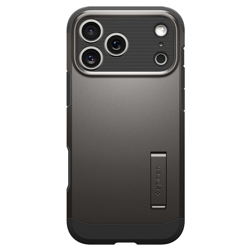 Husa iPhone 18 Pro Spigen Tough Armor T MagSafe, cenusiu