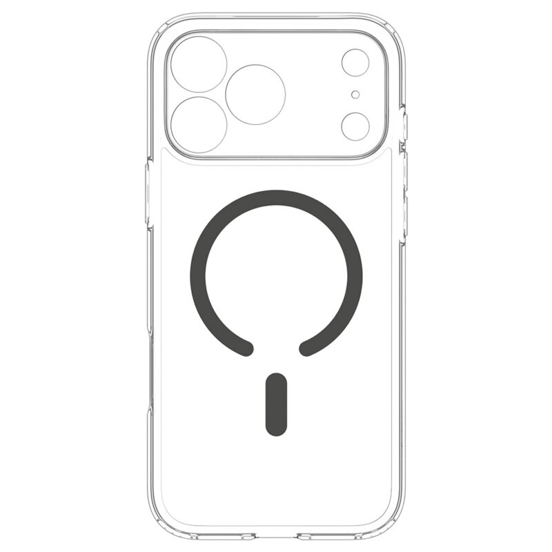 Husa iPhone 17 Pro Spigen Ultra Hybrid MagSafe, transparenta