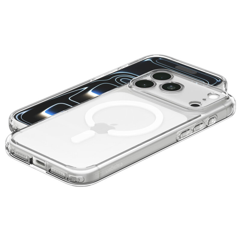 Husa iPhone 18 Pro Spigen Ultra Hybrid MagSafe, alb