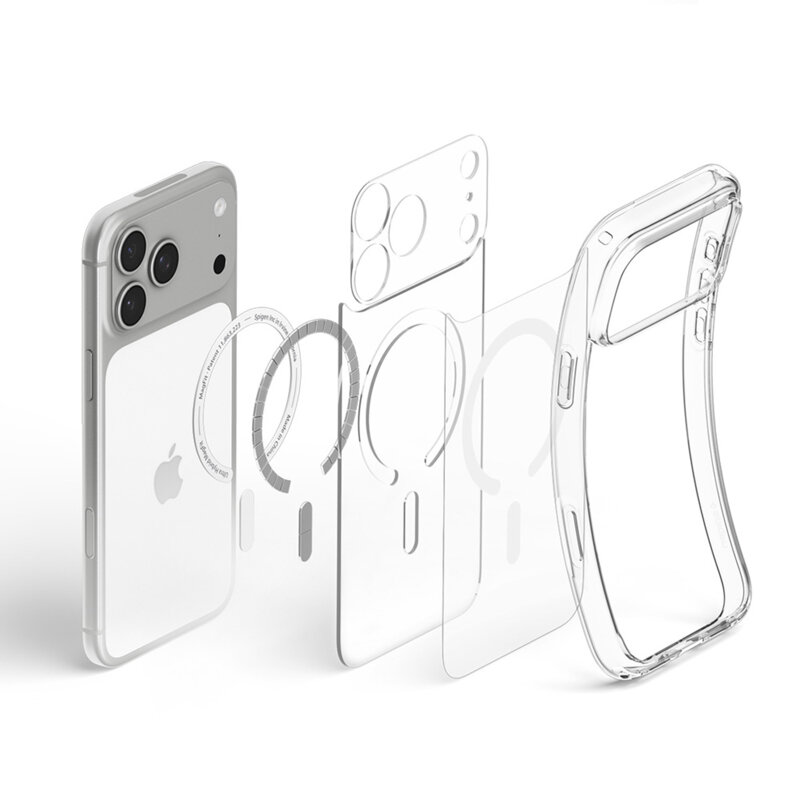 Husa iPhone 18 Pro Spigen Ultra Hybrid MagSafe, alb