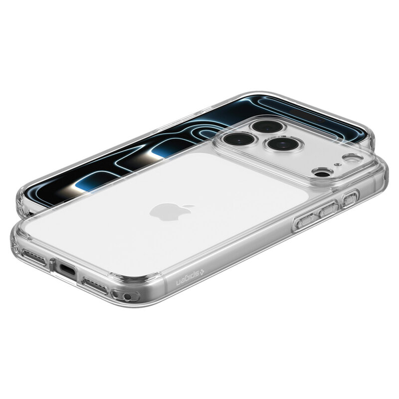 Husa iPhone 17 Pro Max Spigen Ultra Hybrid, transparenta