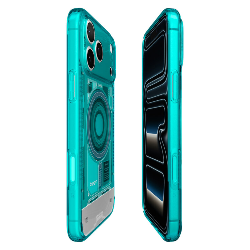 Husa iPhone 17 Pro Spigen Ultra Hybrid C-One MagSafe, albastru