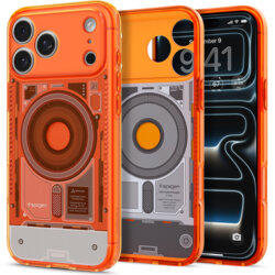 Husa iPhone 17 Pro Spigen Ultra Hybrid C-One MagSafe, portocaliu
