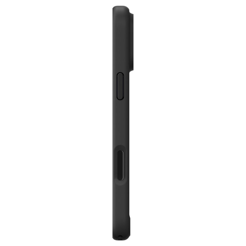 Husa iPhone 17 Pro Max Spigen Ultra Hybrid MagSafe, cenusiu / portocaliu