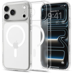 Husa iPhone 17 Pro Max Spigen Ultra Hybrid MagSafe, alb