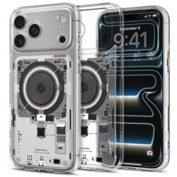 Husa iPhone 17 Pro Spigen Ultra Hybrid MagSafe, fumuriu