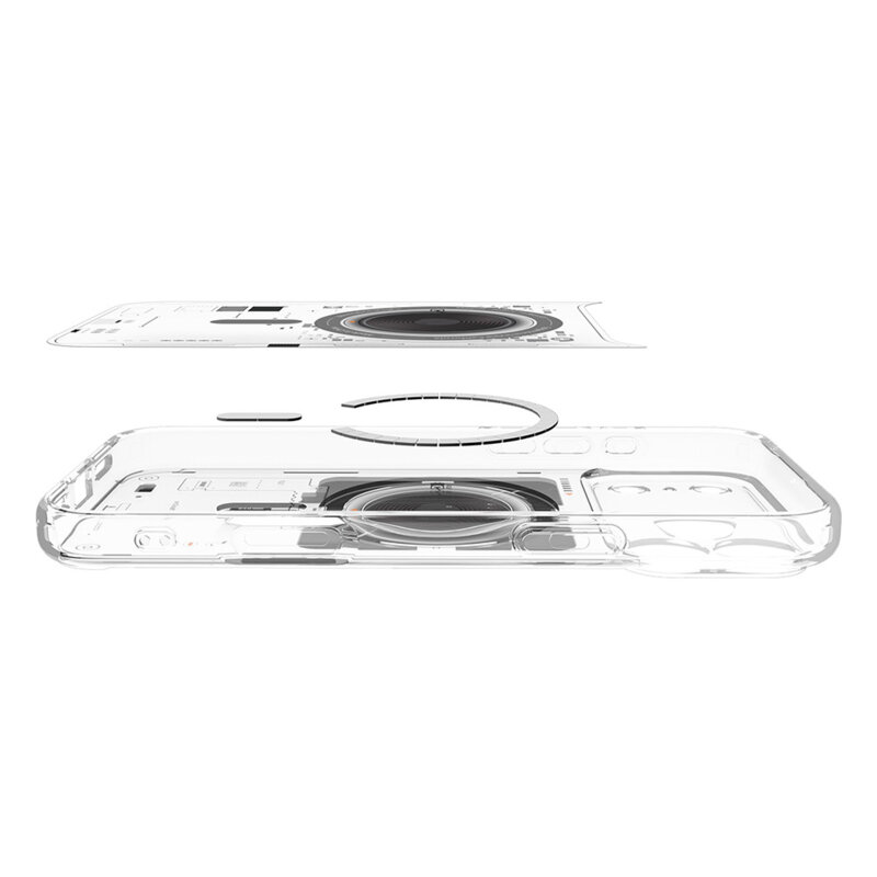 Husa iPhone 17 Pro Spigen Ultra Hybrid MagSafe, fumuriu