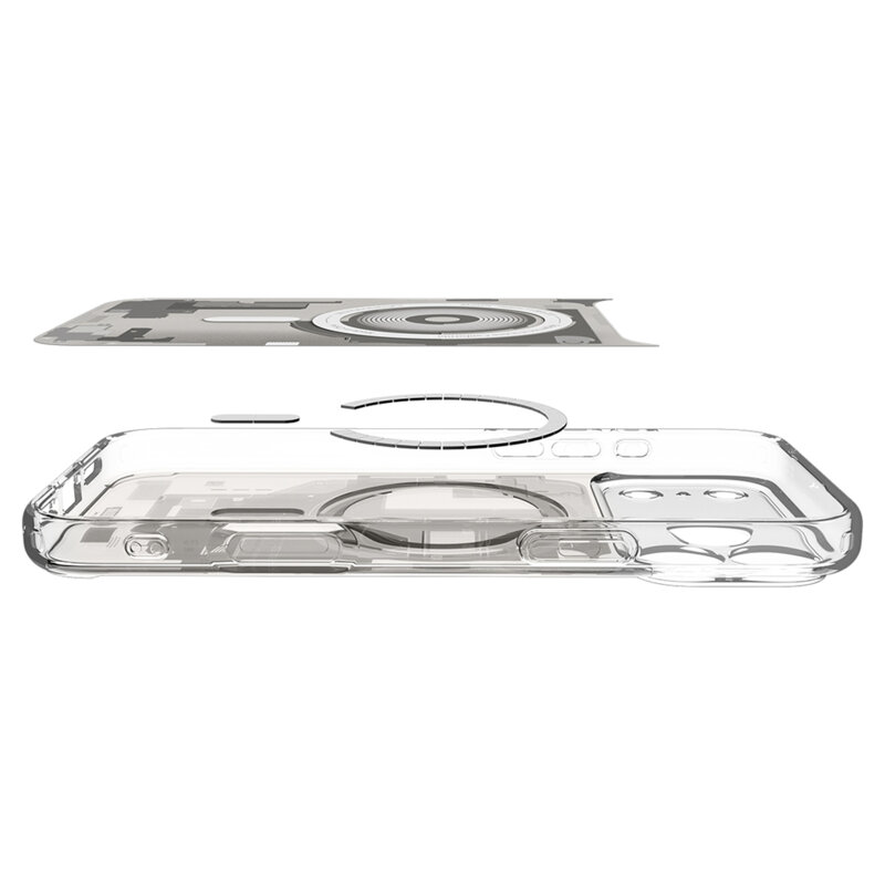 Husa iPhone 18 Pro Spigen Ultra Hybrid Zero One MagSafe, natural
