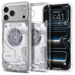 Husa iPhone 17 Pro Spigen Ultra Hybrid Zero One MagSafe, alb