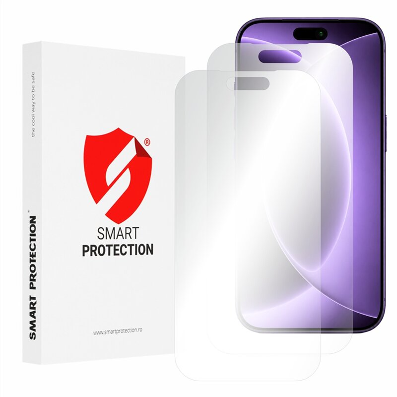 [Pachet 2x] Folie regenerabila premium iPhone 18 Pro Smart Protection Classic, transparenta