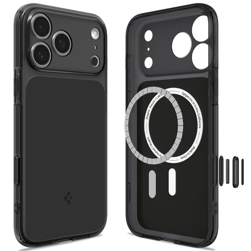 Husa iPhone 18 Pro Max Spigen Ultra Hybrid T MagSafe, negru