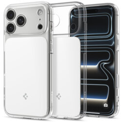 Husa iPhone 17 Pro Spigen Ultra Hybrid T MagSafe, alb
