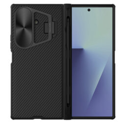 Husa Samsung Galaxy Z Fold7 cu stilou Nillkin CamShield Pro Magnetic, negru