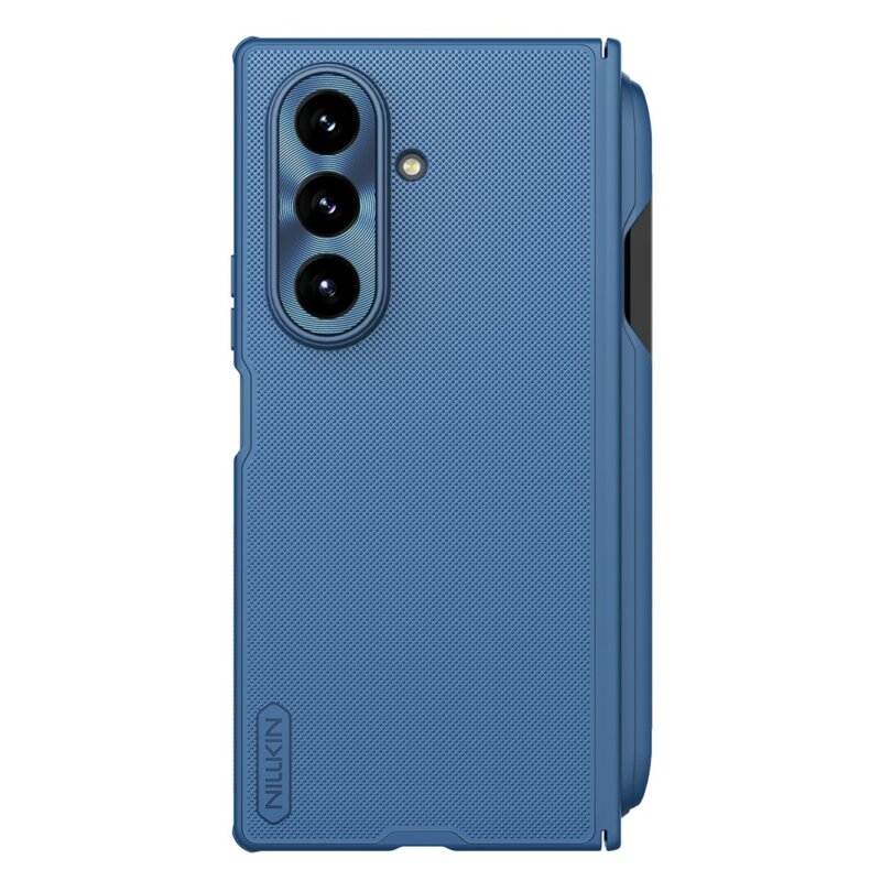 Husa Samsung Galaxy Z Fold7 cu stilou Nillkin Super Frosted Shield Fold Magnetic, albastru