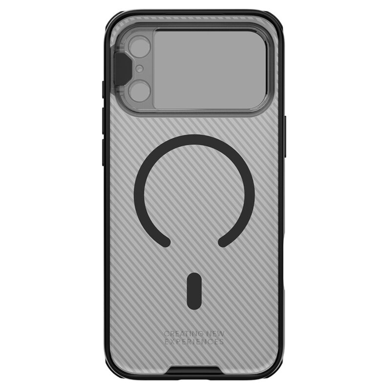 Husa iPhone 17 Pro Nillkin CamShield Prop Magnetic, negru/transparenta