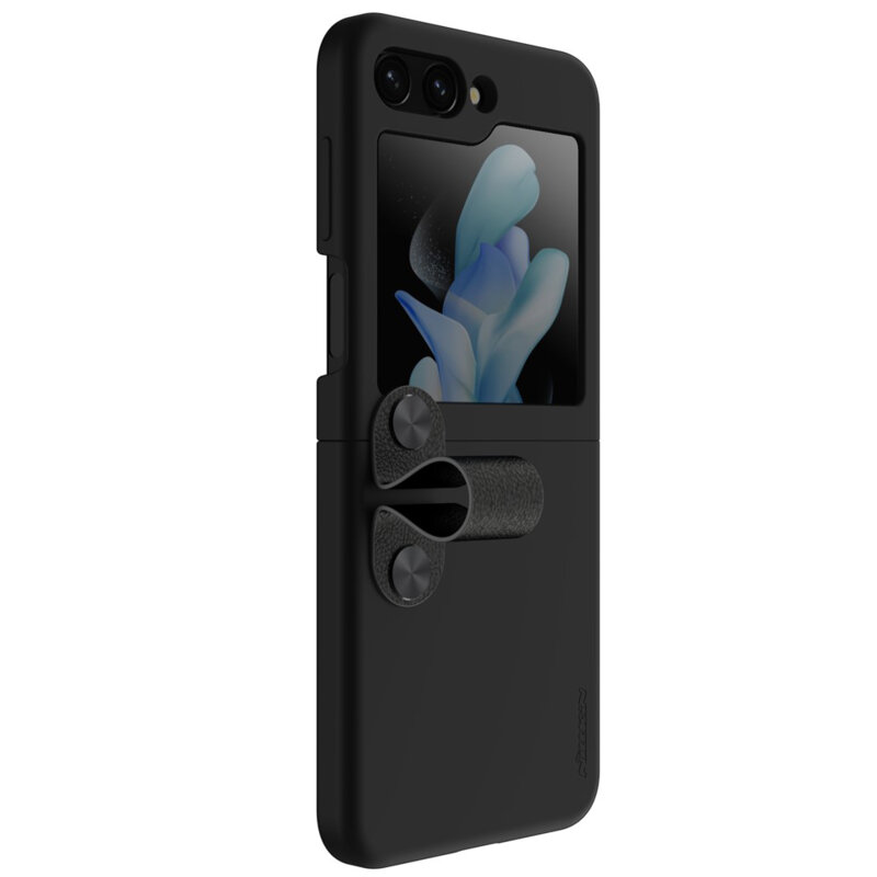 Husa Samsung Galaxy Z Flip5 Nillkin Flex Flip, negru