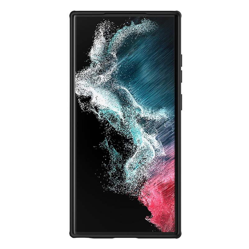 Husa Samsung Galaxy S23 Ultra Nillkin Super Frosted Shield Pro Magnetic, negru