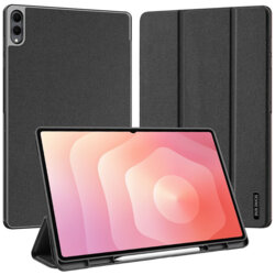 Husa Samsung Galaxy Tab S11 Ultra cu suport S Pen Dux Ducis Domo Series, negru