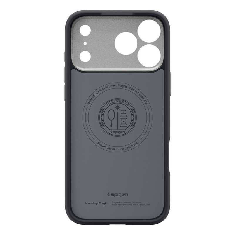 Husa iPhone 18 Pro Max Spigen Caseology Nano Pop MagSafe, negru