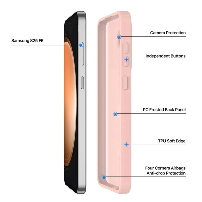 Husa Samsung Galaxy S26 FE Dux Ducis Yind MagSafe Series, roz