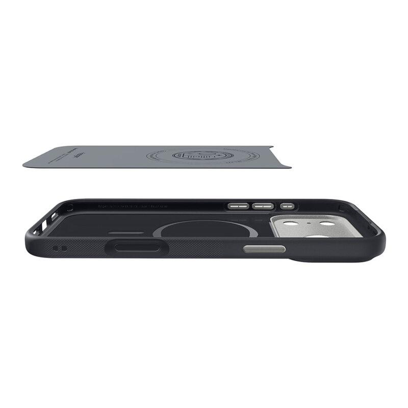 Husa iPhone 17 Pro Spigen Caseology Nano Pop MagSafe, negru