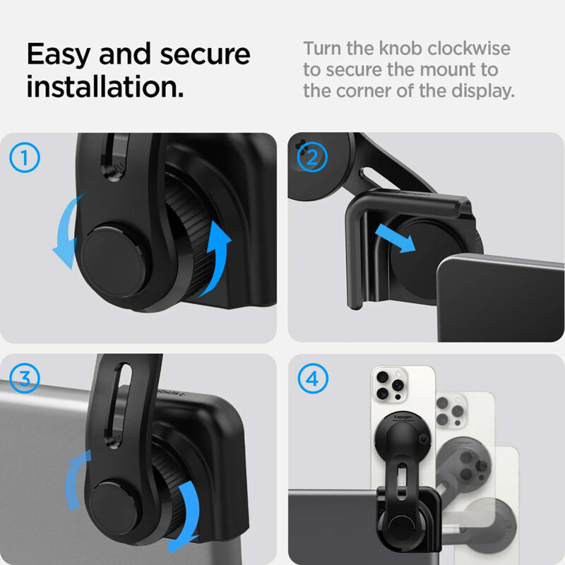 Suport telefon pentru display Tesla MagSafe Spigen OneTap Mag Fit