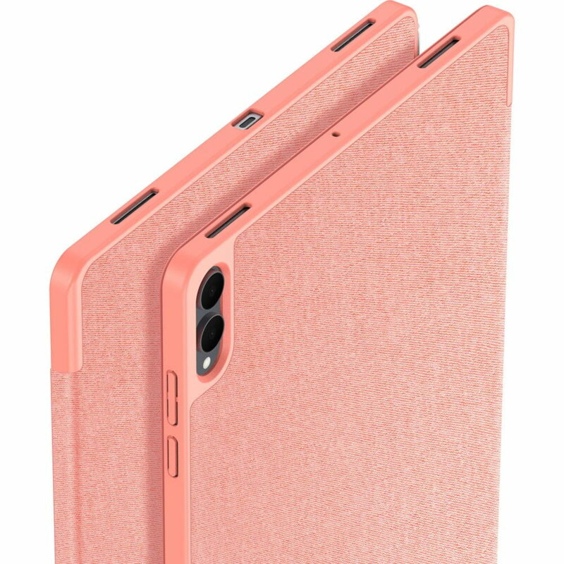 Husa Samsung Galaxy Tab S11 Ultra cu suport S Pen Dux Ducis Domo Series, roz