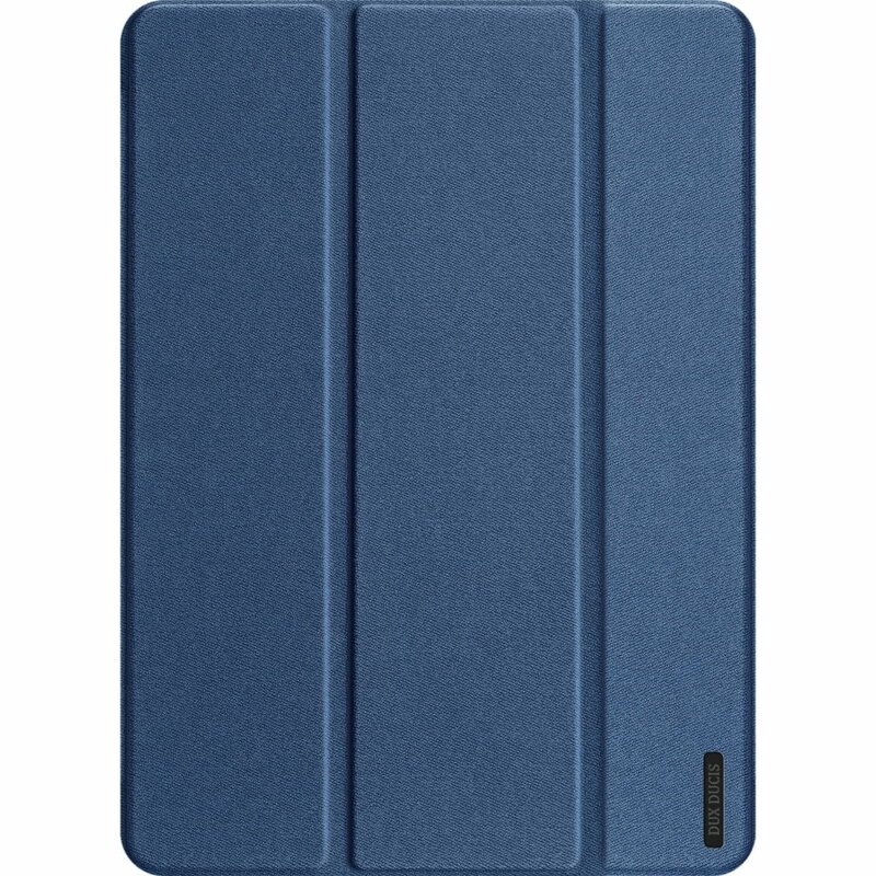 Husa Samsung Galaxy Tab S12 Ultra cu suport S Pen Dux Ducis Domo Series, albastru