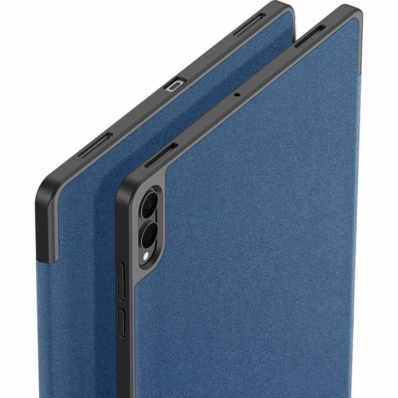 Husa Samsung Galaxy Tab S11 Ultra cu suport S Pen Dux Ducis Domo Series, albastru
