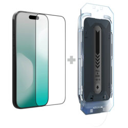 Folie sticla iPhone 17 Nillkin CP+PRO Anti-Explosion cu aplicator, negru