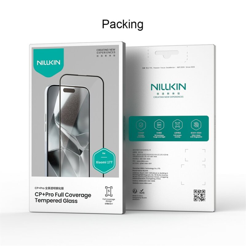 Folie sticla Samsung Galaxy A56 5G Nillkin CP+PRO Anti-Explosion, negru