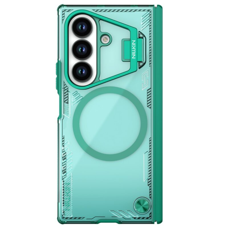 Husa Samsung Galaxy Z Fold7 Nillkin Iceblade Prop Magnetic, cu decupaj camera, verde