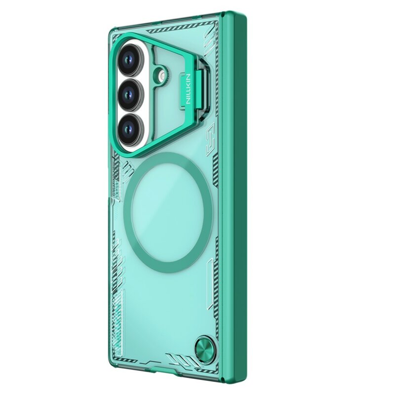 Husa Samsung Galaxy Z Fold7 Nillkin Iceblade Prop Magnetic, cu decupaj camera, verde